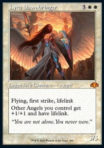 MTG - Dominaria Remastered - 266 : Lyra Dawnbringer (Non Foil) (Retro Frame) (8011731894519)