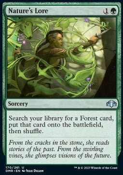 MTG - Dominaria Remastered - 170/261 : Nature's Lore (Foil) (8070328189175)