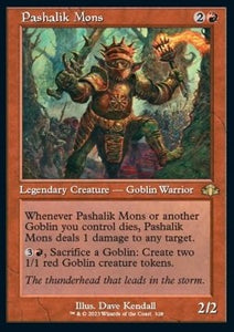 MTG - Dominaria Remastered - 328 : Pashalik Mons (Foil) (Retro Frame) (8055510991095)