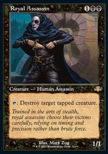 MTG - Dominaria Remastered - 310 : Royal Assassin (Retro Frame) (Non Foil) (8071668990199)