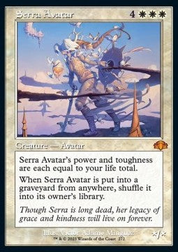 MTG - Dominaria Remastered - 272 : Serra Avatar (Foil) (Retro Frame) (9506199535863)