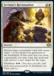 MTG - Dominaria Remastered - 027/261 : Sevinne's Reclamation (Non Foil) (8107583570167)