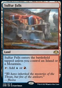 MTG - Dominaria Remastered - 258/261 : Sulfur Falls (Non Foil) (8002302836983)