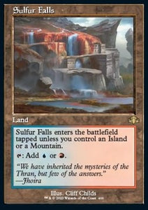 MTG - Dominaria Remastered - 400 : Sulfur Falls (Retro Frame) (Non Foil) (8070324158711)