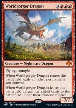 MTG - Dominaria Remastered - 148/261 : Worldgorger Dragon (Non Foil) (8002301624567)