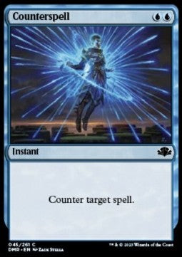 MTG - Dominaria Remastered - 045/261 : Counterspell (Foil) (8070327337207)