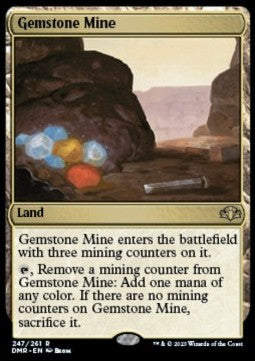 MTG - Dominaria Remastered - 247/261 : Gemstone Mine (Foil) (8345544130807)