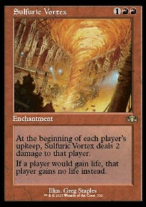 MTG - Dominaria Remastered - 332 : Sulfuric Vortex (Non Foil) (Retro Frame) (8107250548983)