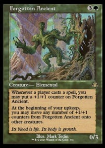 MTG - Dominaria Remastered - 341 : Forgotten Ancient (Non Foil) (Retro Frame) (9504968147191)