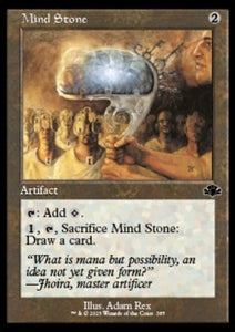 MTG - Dominaria Remastered - 385 : Mind Stone (Foil) (Retro Frame) (8055511187703)