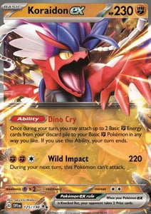 SCARLET AND VIOLET, Base Set - 125/198 : Koraidon ex (Half Art) (8018781864183)