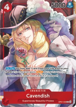 One Piece - Romance Dawn - OP01-008 : Cavendish (Alt Art) (8140449382647)