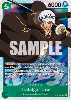 One Piece - Romance Dawn - OP01-047 : Trafalgar Law (Super Rare) (8033722859767)