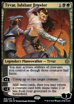 MTG - Phyrexia: All Will Be One - 218/271 : Tyvar, Jubilant Brawler (Non Foil) (8071529890039)