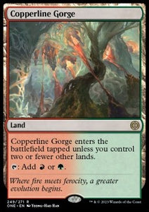 MTG - Phyrexia: All Will Be One - 249/271 : Copperline Gorge (Non Foil) (8345853624567)