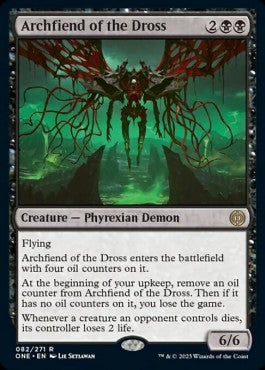 MTG - Phyrexia: All Will Be One - 082/271 : Archfiend of the Dross (Non Foil) (14894235517309)