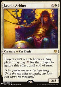 MTG - The List : 064/309 Leonin Arbiter (Non Foil) (8070645022967)