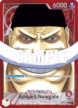 One Piece - Paramount War - OP02-001 : Edward.Newgate (Parallel) (9510132187383)