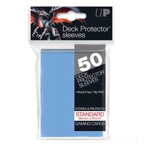 Sleeves - Ultra Pro - Standard Size - 50ct - Sky Blue (7943305429239) (7943589101815)