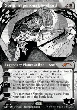 Secret Lair Drop Series: More Borderless Planeswalkers - 1244 : Sorin, Imperious Bloodlord (Non Foil) (14831949840765)