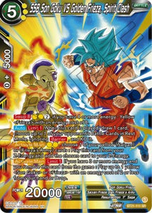 Dragon Ball Super - Wild Resurgence - BT21-111 : SSB Son Goku VS Golden Frieza, Spirit Clash (Super Rare) (8114734399735)