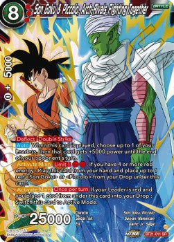 Dragon Ball Super - Wild Resurgence - BT21-011 : Son Goku & Piccolo, Arch Rivals Fighting Together (Super Rare) (8114736398583)