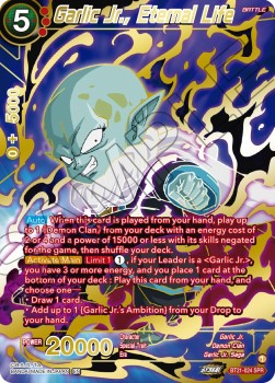 Dragon Ball Super - Wild Resurgence - BT21-024 : Garlic Jr., Eternal Life (Super Rare) (8114738888951)