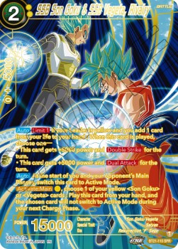 Dragon Ball Super - Wild Resurgence - BT21-110 :SSB Son Goku & SSB Vegeta, Rivalry (Special Rare) (7967747604727)