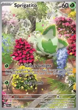 SCARLET AND VIOLET, Paldea Evolved - 196/193 : Sprigatito (Full Art)