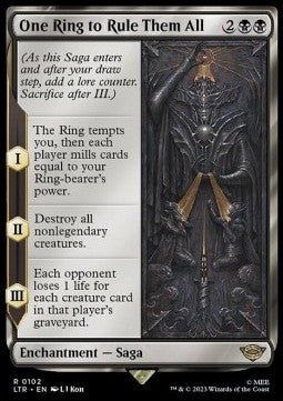 MTG - LOTR: Tales of Middle Earth - 0102 : One Ring to Rule Them All (Foil) (8107074355447)