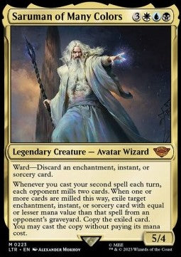 MTG - LOTR: Tales of Middle Earth - 0223 : Saruman of Many Colors (Non Foil) (9506178105591)