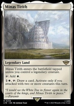 MTG - LOTR: Tales of Middle Earth - 0256 : Minas Tirith (Foil) (8107096113399)