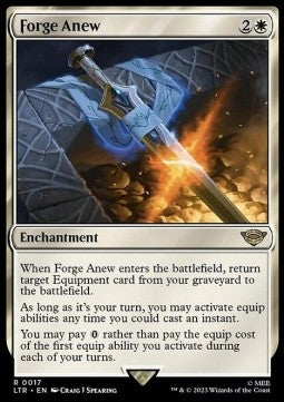 MTG - LOTR: Tales of Middle Earth - 0017 : Forge Anew (Non Foil) (8290126921975)