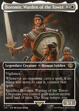 MTG - LOTR: Tales of Middle Earth - 0407 : Boromir, Warden of the Tower (Foil) (7967755895031)