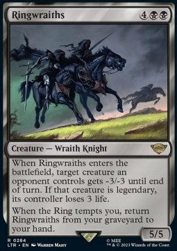 MTG - LOTR: Tales of Middle Earth - 0284 : Ringwraiths (Non Foil) (9506178924791)