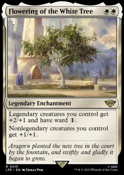 MTG - LOTR: Tales of Middle Earth - 0015 : Flowering of the White Tree (Foil) (7967753339127)
