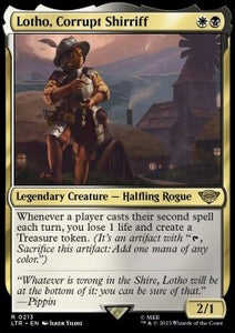 MTG - LOTR: Tales of Middle Earth - 0213 : Lotho, Corrupt Shirriff (Foil) (8107101880567)