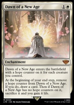 MTG - LOTR: Tales of Middle Earth - 0005 : Dawn of a New Age (Foil) (7967752388855)