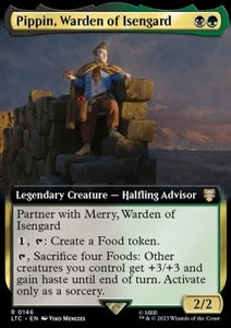MTG - LOTR: Tales of Middle Earth: Commander - 0146 : Pippin, Warden of Isengard (Borderless) (Non Foil) (8107063542007)