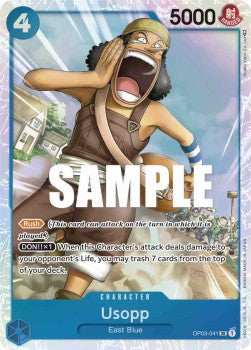 One Piece - Pillars of Strength - OP03-041 : Usopp (Super Rare) (8403858981111)