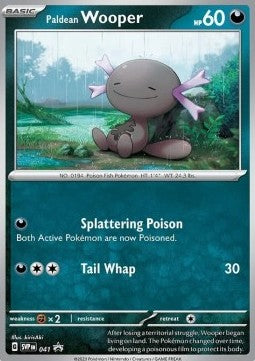 SCARLET & VIOLET, Black Star Promo - SVPen 041 : Paldean Wooper (Half Art)