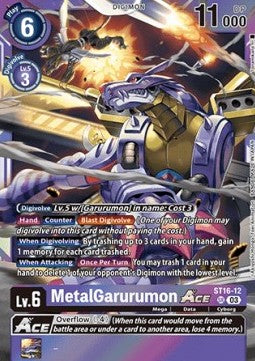 Digimon - Promos: Versus Royal Knights - ST16-012 : MetalGarurumon Ace (Super Rare) (8176739746039)