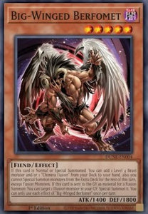 YGO - Duelist Nexus - DUNE-EN004 : Big-Winged Berfomet (Super Rare) (1st Edition) (8112459251959)