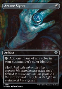 MTG - Commander Masters - 0653 : Arcane Signet (Borderless) (Non Foil) (8002275508471)