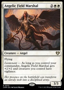 MTG - Commander Masters - 0013 : Angelic Field Marshal (Non Foil) (8408394399991)