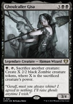 MTG - Commander Masters - 0161 : Ghoulcaller Gisa (Non Foil) (9506162868471)