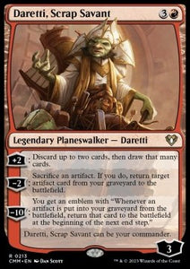 MTG - Commander Masters - 0213 : Daretti, Scrap Savant (Non Foil) (8070631457015)