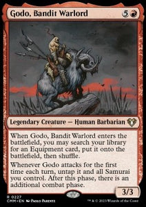 MTG - Commander Masters - 0227 : Godo, Bandit Warlord (Non Foil) (8070631358711)