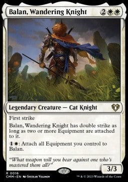 MTG - Commander Masters - 0016 : Balan, Wandering Knight (Non Foil) (8108163072247)