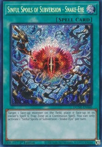 YGO - Duelist Nexus - DUNE-EN060 : Sinful Spoils of Subversion - Snake-Eye (Secret Rare) (1st Edition) (8078330233079)